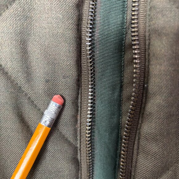 Scotch & Soda Men's Quilted Utility Vest Men’s Green Bomber Hunting Orange XL - Picture 11 of 14